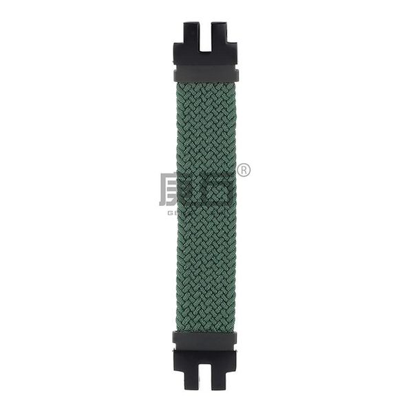 

watch bands braided solo nylon band strap for prg-300 330 prw-6000 prw-6100 prw-3000 prw-3100, Black;brown