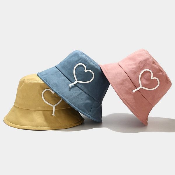 

ins summer new love rope fisherman's hat student fashion outdoor sunscreen and sunshade hat