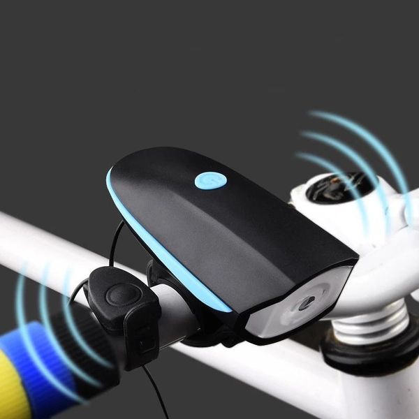 

bicycle horn light with taillight 120db bell waterproof usb rechargeable bike front lamp cycling led lighting mtb accessories lights