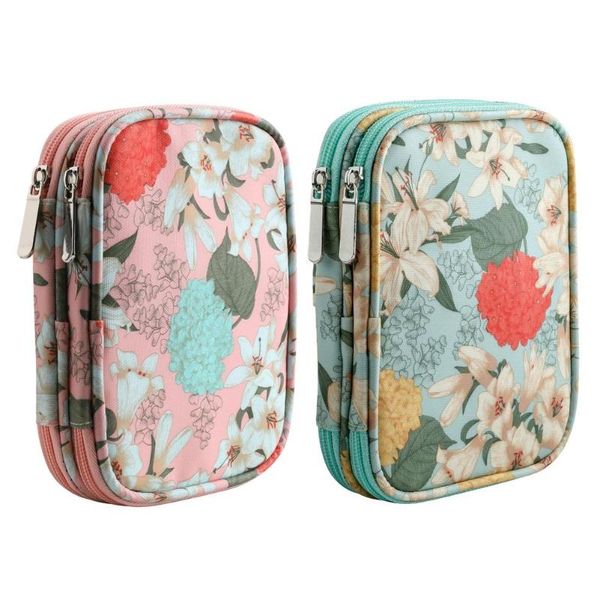 

crochet bag green lily short knitting tool storage bags