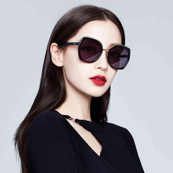 

glasses [same as baby]mosen fashion large frame sunglasses classic versatile ms6055, White;black