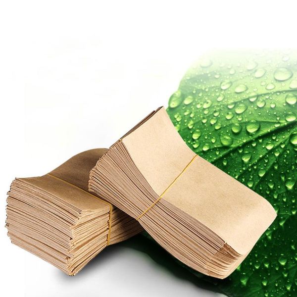 

gift wrap 100pcs kraft paper bag storage portable packaging pouch garden tool (12x20cm, sewing, 100pcs/pack)