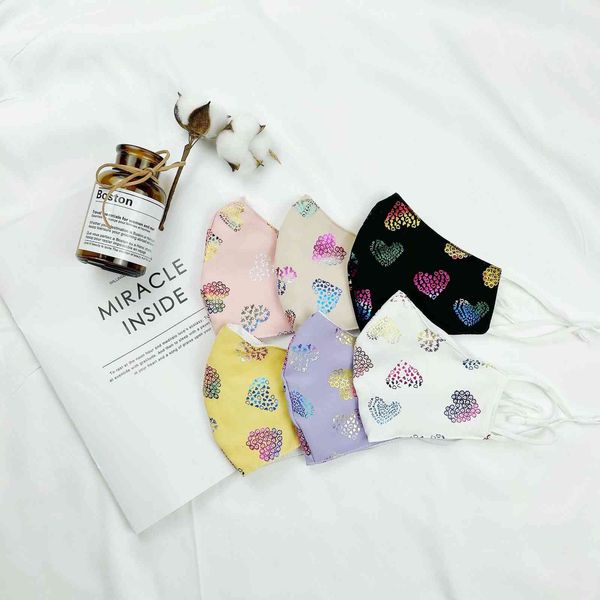 

and spring autumn mask love bronzing personality windproof dustproof washable