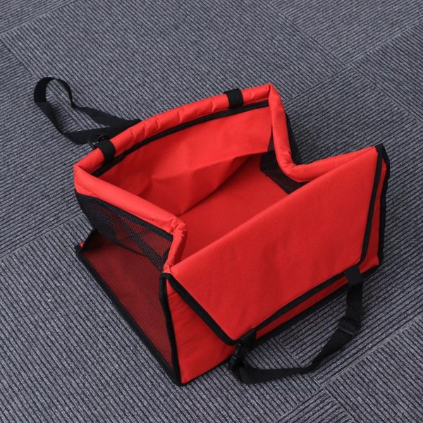 

portable dog car seat pet carrier travel bag supply (red) covers