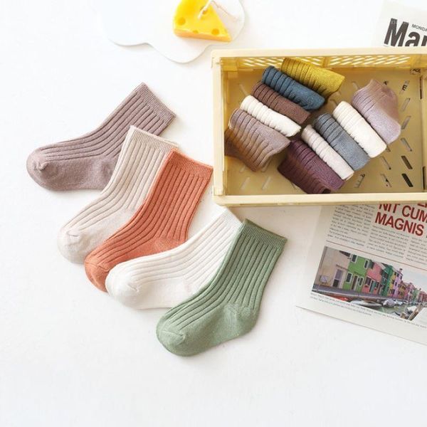 

5pairs/lot born baby girls socks comfort cotton kids boy for 0-8 years clothes accessories, Pink;yellow