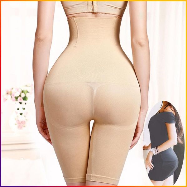 

waist trainer bulifter tummy body shaper modeling strap slimming belt corrective underwear shapewear pulling panties women's shapers, Black;white