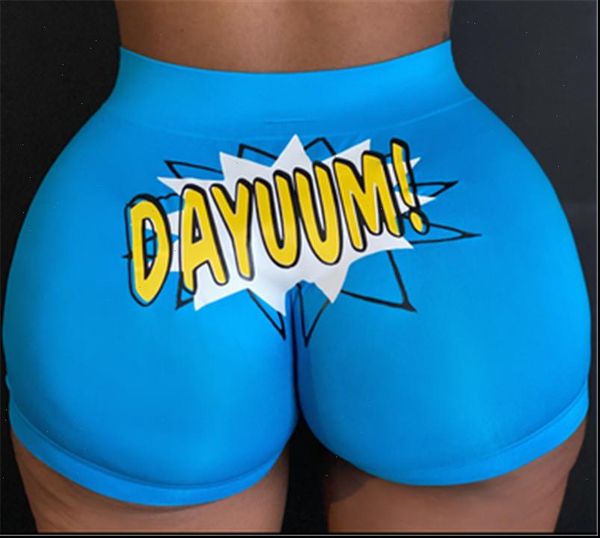 

women womens short shorts ladies summer high waist elastic words printed party club drop good quality, White;black