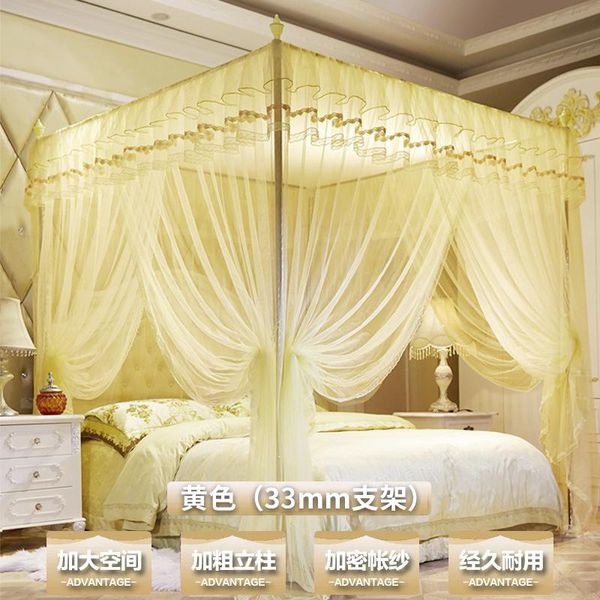 

mosquito net court home with 1.8 m bed old-fashioned princess wind 1.35 floor bracket 1.2 2.0 x 2.2 curtains on the