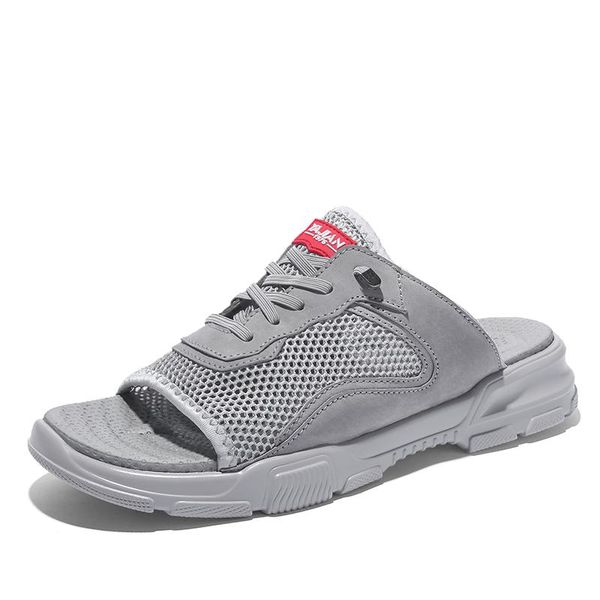 

sandals sandalhas gladiator mountain walking homme playa footwear slip sandalia dress large sea luxury shoe s sandal plage leather geta, Black