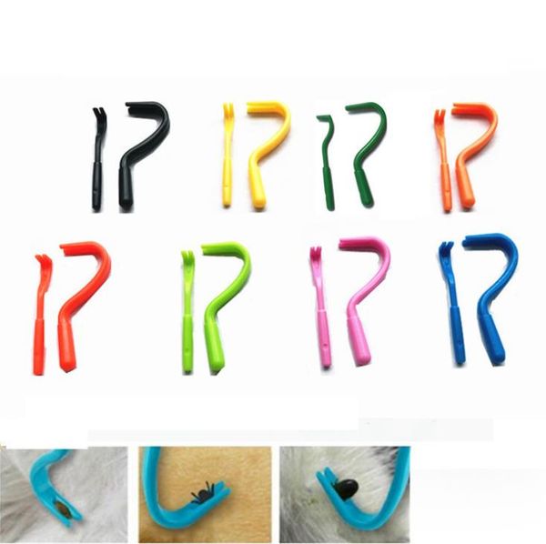 Forniture per cani Pet Delousing Tick Remover Colorful Twist Trappola per insetti Strumenti di disinfestazione Animali domestici Cat Clip per pulci animali SN3891