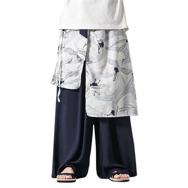 

men's pants mens linen fashion cotton comfortable trousers plus size loose drawstring summer pure, Black