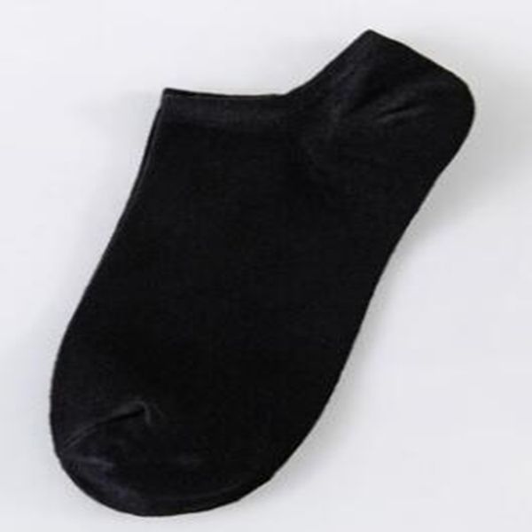 

334men's cotton socks medium stockings sports spring and summer thin air tight, Black