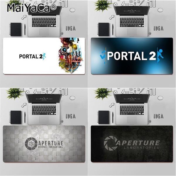 

mouse pads & wrist rests maiyaca portal 2 keyboards mat rubber gaming mousepad desk large pad