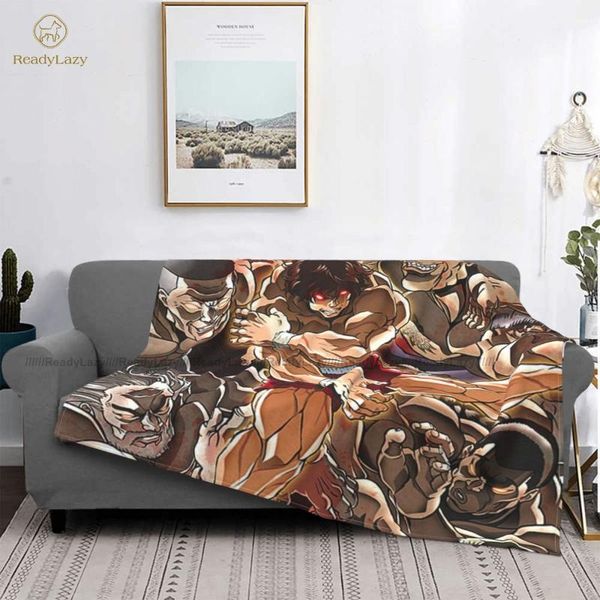 

baki blanket fleece sleep soft fashion comfy bedspread blankets