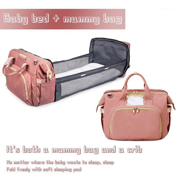 

diaper bags baby large capacity mommy bag mom shoulder portable crossbody leisure waterproof nappy portablefolding1
