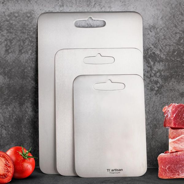 

camp kitchen titanium cutting boards hard anvil plate fruit for home use