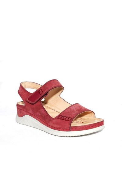

sandals female maroon nubuck leather, Black