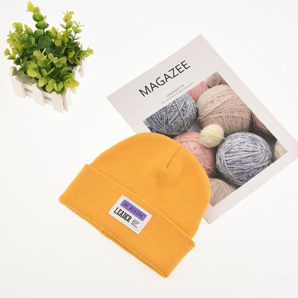 

caps & hats winter hat female autumn couple melon skin male and korean fashion wool student knitted landlord, Yellow