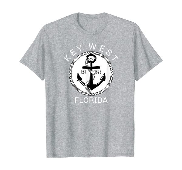 

key west t-shirt, White;black