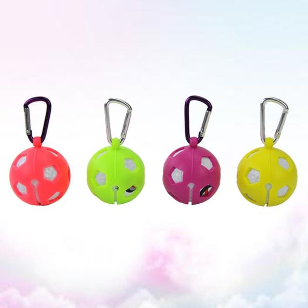 

golf balls 4pcs ball silicone cover protective holder (yellow, green, pink, rosy, each color has 1pcs)