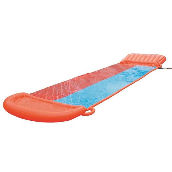 

children water slide garden racing double spray inflatable swimming pool summer toy for outdoors floats & tubes