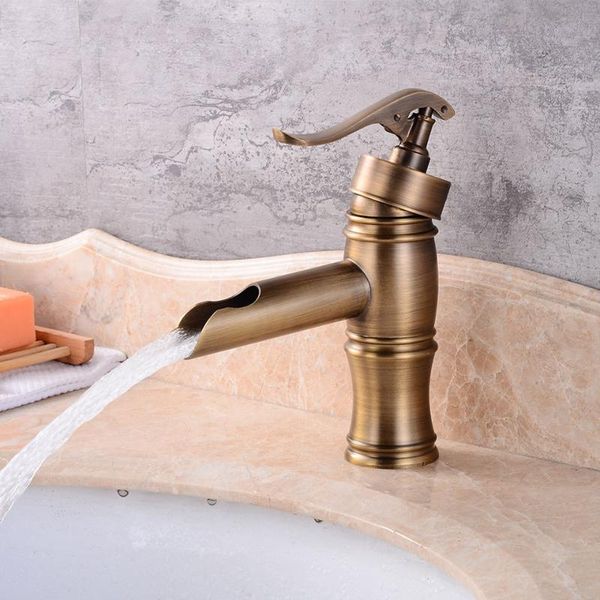 

basin faucet design antique brass bathroom sink faucets single handle deck mounted bath wash cold mixer water tap wc