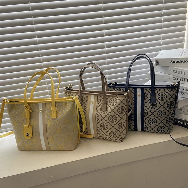 

65% off store online luxury handbags summer new women's canvas shopping fashion trend portable tote simple texture large capacity bag