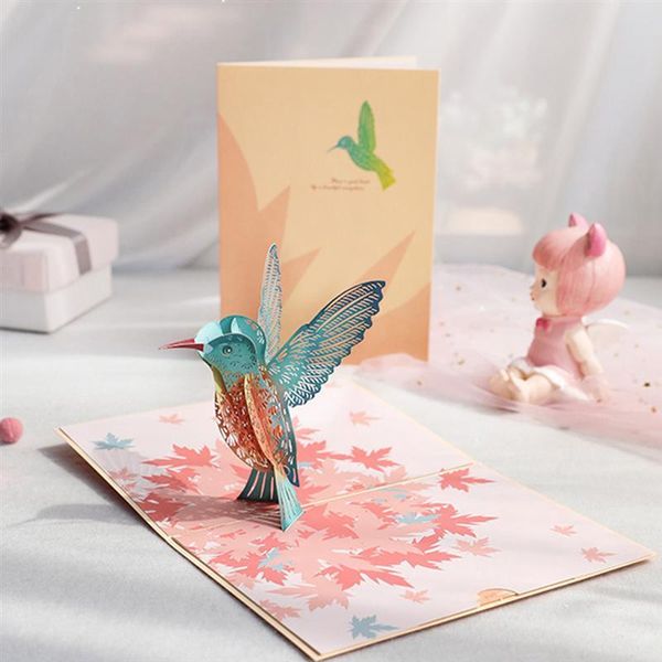

greeting cards 1pc birthday 3d card creative vivid up