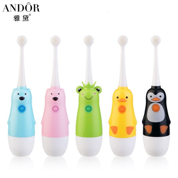 

electric toothbrushes cartoon cute children's electric soft hair cleaning toothbrush