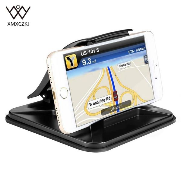 

cell phone mounts & holders holder universal dashboard silicone non-slip washable gps car cradles for 7 6 mobile stand