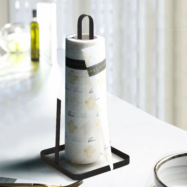 

tissue boxes & napkins iron paper towel kitchen roll holder for toilet stand black bathroom accessories storage rack