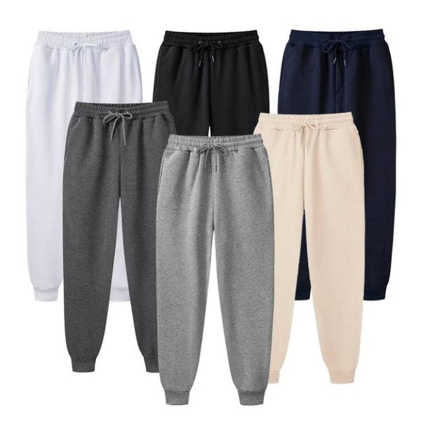 

men sport pants fitness training running sweatpants male jogging men's trouser with pocket pencil drawstring brush boy clothing, Black