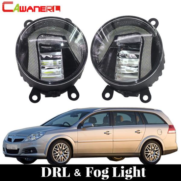 

other lighting system cawanerl for vectra c 2002-2008 car led fog light drl daytime running lamp driving white 6000k 12v styling