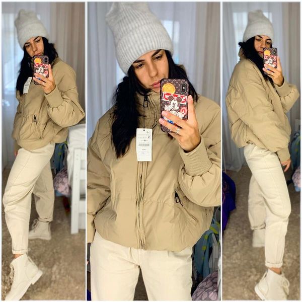 

women's down & parkas rthick warm snow parka coat women solid jacket outwear female casual loose black short mujer casaco feminino