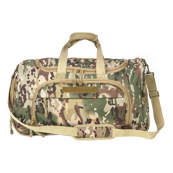 Outdoor-Taschen, 600D-Polyester-Tasche, Umhängetasche, Schultertasche, reißfest, wasserdicht, Schießtasche, Gepäck, militärische Reisetasche, Sling-Duffle-Reihe