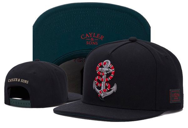 Cayler Sons strackback 6 panel SIFIR VERİLEN Beyzbol Şapkaları Casquettes chapeus Erkek kadın hiphop spor Gorras golf sporları Snapback Hats141