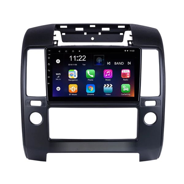 9 polegadas Android 10 Carro DVD Radio Player para 2006-2012 Nissan Navara GPS Navegação Sistema HD Touchscreen com suporte Bluetooth Carplay