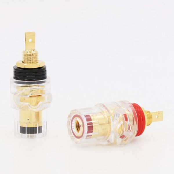 

smart power plugs bp0044 terminal gold plating binding post for speaker 4mm banana plug