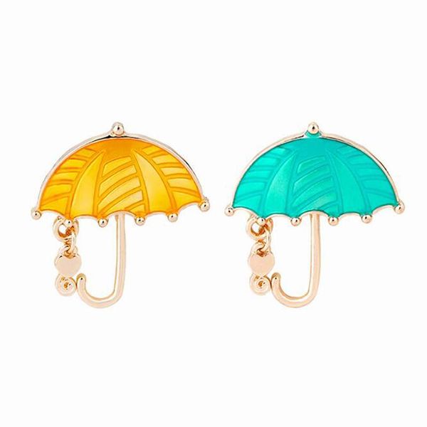 

pins, brooches umbrella brooch pins for shirt clothes bag accessories badge cute kawaii badges metal jewelry, Gray