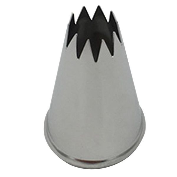 

1pc single star pastry tip fashion creative stainless steel baking piping star-shaped cream flower mouth nozzle bakeware & tools