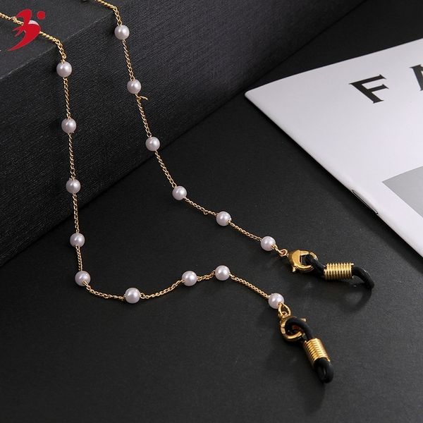

evxa eye s product single pearl interval 2cm metal glasses chain versatile women's glasses mask pearl mask chain