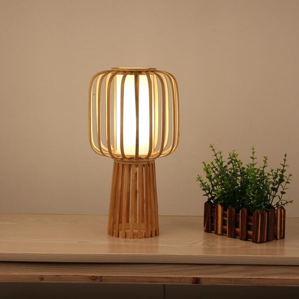 

table lamps simple modern handmade bamboo lamp japanese style lighting wf416939