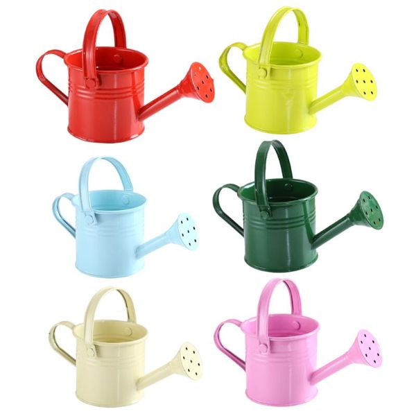 

watering equipments plant pot sprinkling can garden pots planters with handle iron 7.5x7.3cm blue bottle portable water sprayer