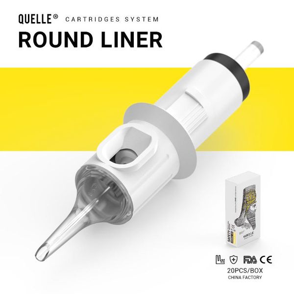 

tattoo needles solong 20pcs revolution cartridge round liner #10 (0.30mm needle) rc1003rl rc1005rlrc1007rl rc1009rl rc1014rl