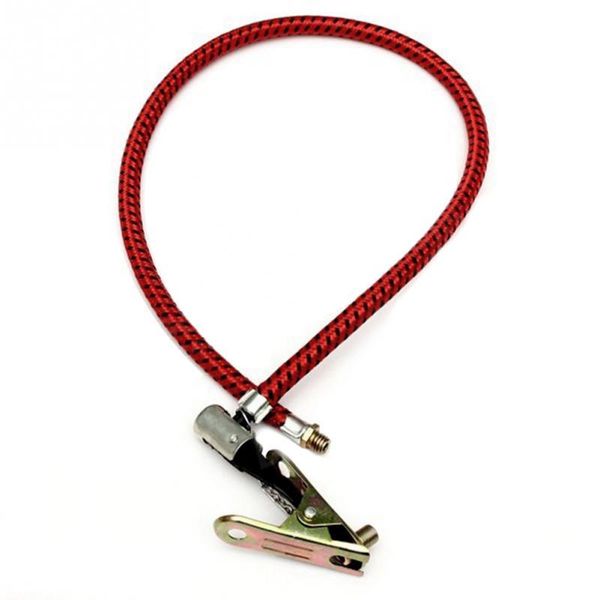 

bike pumps rubber metal nozzle 1pc air pump tube pressure clip road inflator hose 60cm