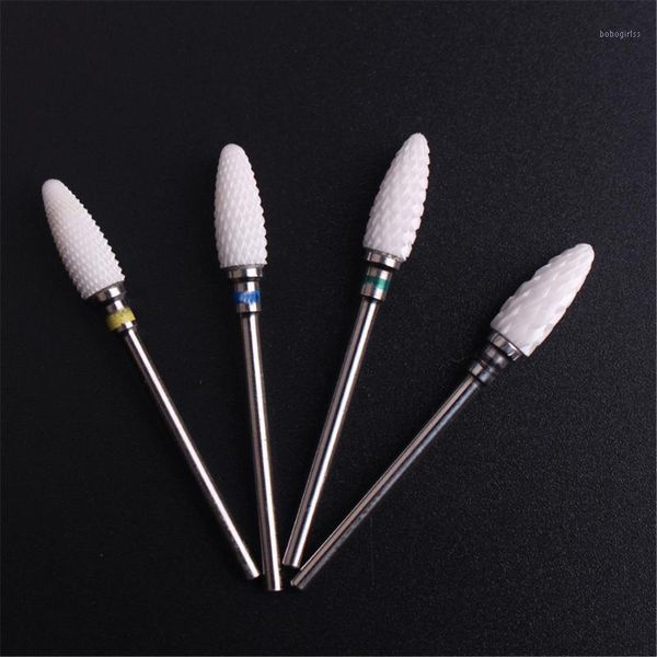 

nail drill bit for electric manicure machine fire shape acrylic color gel safe remover professional creative art tools1, Silver
