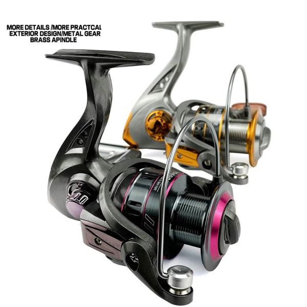 

baitcasting reels dou fishing reel spinning 1000-7000 series metal spool wheel for sea carp