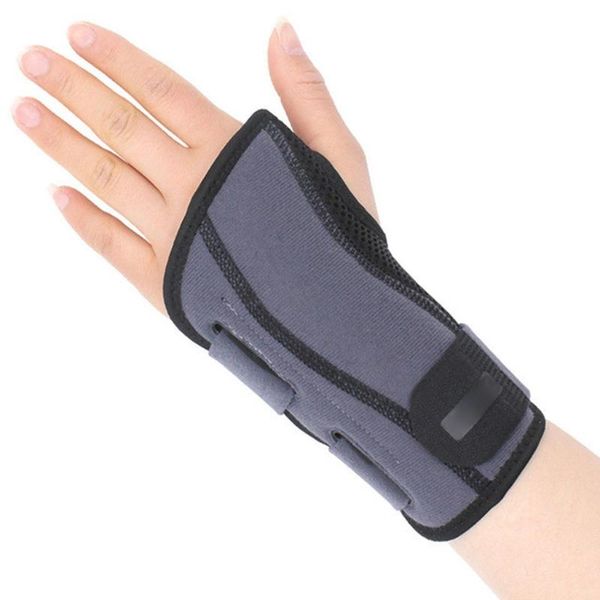 

pc wrist brace carpal tunnel hand compression support wrap fitted stabilizer for injuries pain relief wristband, Black;red