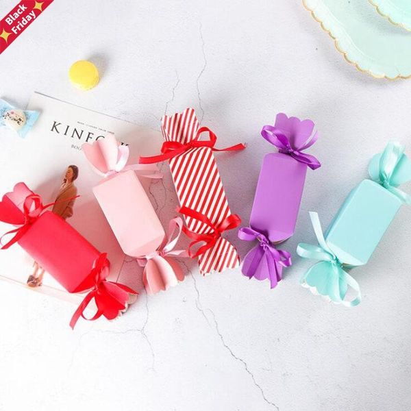 

50pcs multi color candy box wedding favors and gifts boxes bags for guests decoration baby shower party supplies gift wrap