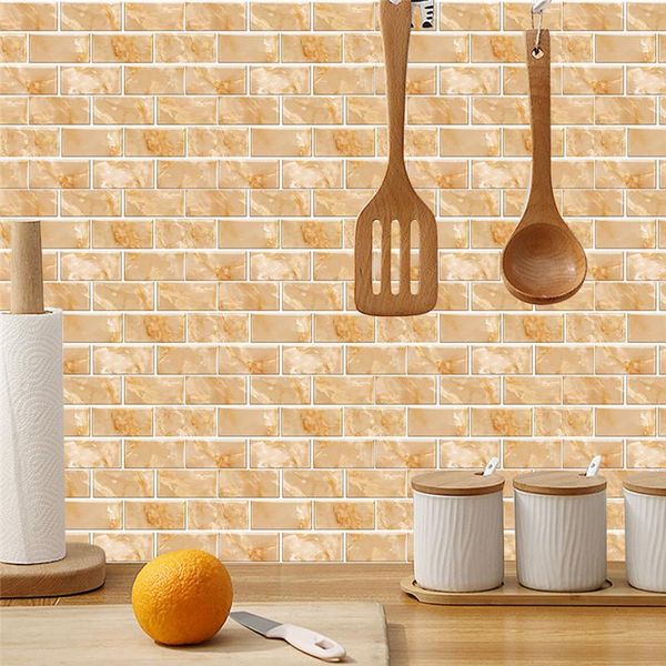 

wall stickers marble brick waterproof diy self-adhesive decor background for kids room living wallpaper sticker wallpapers